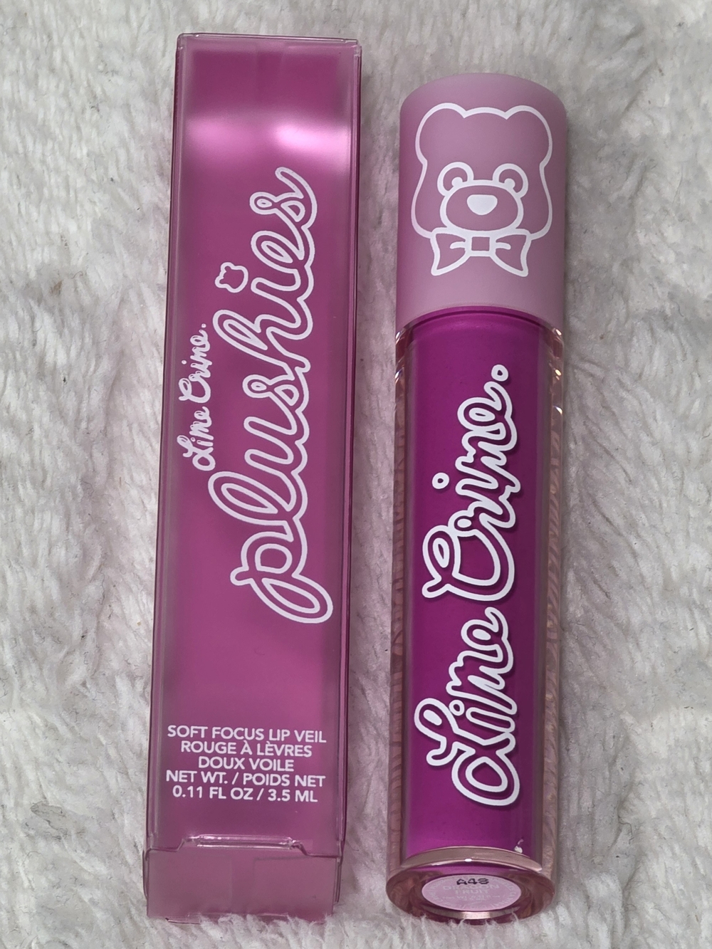 Lime Crime Plushies Soft Focus Lip Veil Shade Dragon Fruit (Discontinued) BNIB